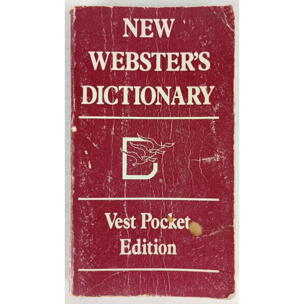 New Webster's Dictionary Vest Pocket Edition 1980 Delair Publishing